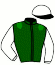 casaque portée par Bourgeais A. jockey du cheval de course TREZY BOUNTY, information pmu ZETURF