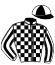 casaque portée par Grosso Mlle L. jockey du cheval de course SHEHNA, information pmu ZETURF