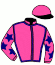 casaque portée par Suisse Mlle Léa jockey du cheval de course IVANOHE, information pmu ZETURF