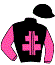 casaque portée par Guillochon J. jockey du cheval de course PELUSIVE, information pmu ZETURF