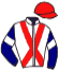 casaque portée par Poirier Mlle C. jockey du cheval de course ZALETTO, information pmu ZETURF