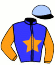 casaque portée par Lestrade B. jockey du cheval de course ROSE SECRETE, information pmu ZETURF