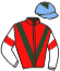 casaque portée par Eon Mlle M. jockey du cheval de course KISS ME D'EX, information pmu ZETURF casaque portée par Eon Mlle M. jockey du cheval de course KISS ME D'EX, information pmu ZETURF