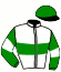 casaque portée par Bourgeais A. jockey du cheval de course KRACK BOUM AULMES, information pmu ZETURF