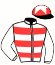casaque portée par Provost D. jockey du cheval de course DZARINA, information pmu ZETURF casaque portée par Provost D. jockey du cheval de course DZARINA, information pmu ZETURF