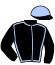 casaque portée par Ploquin Pau. Ph. jockey du cheval de course HERE I GO AGAIN, information pmu ZETURF