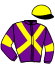 casaque portée par Gutierrez Val A. jockey du cheval de course IDAHO JAMES, information pmu ZETURF