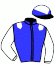 casaque portée par Scipioni Dan. jockey du cheval de course MYBOY SPINNER, information pmu ZETURF