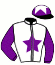 casaque portée par Zuliani L. jockey du cheval de course SIR BECQUAILLE, information pmu ZETURF