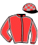 casaque portée par Vidotto Mlle M. jockey du cheval de course FEELIN LUCKY, information pmu ZETURF