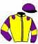casaque portée par Trolley De Prevaux G. jockey du cheval de course STONEBRIDGE, information pmu ZETURF