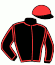 casaque portée par Morin D. jockey du cheval de course BISKA, information pmu ZETURF