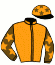 casaque portée par Zuliani A. jockey du cheval de course MONT D'ID, information pmu ZETURF