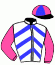 casaque portée par Veron F. jockey du cheval de course GAODIO, information pmu ZETURF