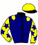 casaque portée par Sourbe Mlle H. jockey du cheval de course GRAVITY BLUE, information pmu ZETURF casaque portée par Sourbe Mlle H. jockey du cheval de course GRAVITY BLUE, information pmu ZETURF