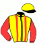 casaque portée par Merille C. jockey du cheval de course REPEL GHOSTS, information pmu ZETURF casaque portée par Merille C. jockey du cheval de course REPEL GHOSTS, information pmu ZETURF