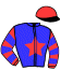 casaque portée par Brechet Léo P. jockey du cheval de course GODIVA LADY, information pmu ZETURF