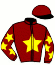 casaque portée par Revolte E. jockey du cheval de course PLATA O PLOMO, information pmu ZETURF