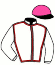 casaque portée par Mendizabal I. jockey du cheval de course BASELITZ, information pmu ZETURF