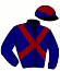 casaque portée par Bouyssou S. jockey du cheval de course CAFE SAIGON, information pmu ZETURF