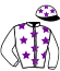 casaque portée par Revolte E. jockey du cheval de course LUXU, information pmu ZETURF casaque portée par Revolte E. jockey du cheval de course LUXU, information pmu ZETURF