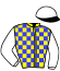 casaque portée par Romary Mlle M. jockey du cheval de course SOLITARY MAN, information pmu ZETURF casaque portée par Romary Mlle M. jockey du cheval de course SOLITARY MAN, information pmu ZETURF