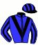 casaque portée par Zuliani L. jockey du cheval de course KOBE DE LA BRUNIE, information pmu ZETURF