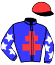 casaque portée par Le Clerc B. jockey du cheval de course KEOPSE, information pmu ZETURF casaque portée par Le Clerc B. jockey du cheval de course KEOPSE, information pmu ZETURF