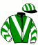 casaque portée par Zuliani A. jockey du cheval de course LE PHOCEA, information pmu ZETURF