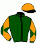 casaque portée par Reveley J. jockey du cheval de course JOUR DE TONERRE, information pmu ZETURF