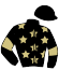 casaque portée par Mingant M. jockey du cheval de course KALDORINA, information pmu ZETURF