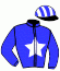 casaque portée par Esnau Dam. jockey du cheval de course BALZAC BOURGEOIS (FR), information pmu ZETURF