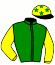 casaque portée par Dabouis A. jockey du cheval de course GALACTIK MAGOUET (FR), information pmu ZETURF