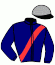casaque portée par Herleiksplass Mme M. jockey du cheval de course DIEGO VERNOIS (FR), information pmu ZETURF