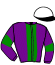 casaque portée par Le Verger F. jockey du cheval de course DOPIOM MONTAVAL (FR), information pmu ZETURF