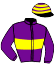casaque portée par Lecoq M. jockey du cheval de course DORESTAN (FR), information pmu ZETURF