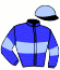 casaque portée par Mary J. Ph. jockey du cheval de course KLEOPATRA BLUE, information pmu ZETURF casaque portée par Mary J. Ph. jockey du cheval de course KLEOPATRA BLUE, information pmu ZETURF