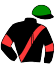 casaque portée par Cancouet Ant. jockey du cheval de course HELLO KERODA, information pmu ZETURF
