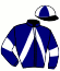 casaque portée par Mlle Sabin Ch. jockey du cheval de course I GO FOR CLARA, information pmu ZETURF casaque portée par Mlle Sabin Ch. jockey du cheval de course I GO FOR CLARA, information pmu ZETURF
