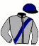 casaque portée par Bruneau J. jockey du cheval de course LARGO D'AVIGNERE, information pmu ZETURF casaque portée par Bruneau J. jockey du cheval de course LARGO D'AVIGNERE, information pmu ZETURF