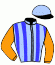 casaque portée par Pacaut Mlle C. jockey du cheval de course DIGITALIS (IE), information pmu ZETURF