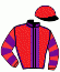 casaque portée par Martino S. jockey du cheval de course SILK THREAD (FR), information pmu ZETURF