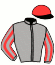 casaque portée par Briand S. R. jockey du cheval de course FLORETTE DES NEUZY, information pmu ZETURF