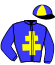 casaque portée par Tribourdeau S. jockey du cheval de course FAKIR DE CHANTENAY, information pmu ZETURF