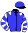 casaque portée par Rousset Y. jockey du cheval de course CHELSEA DU NINIAN (FR), information pmu ZETURF