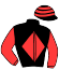 casaque portée par Akari-souidane Mlle S. jockey du cheval de course SHENDAIL (FR), information pmu ZETURF