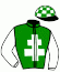 casaque portée par Rochard B. jockey du cheval de course DOLLAR BABY ARBOR, information pmu ZETURF