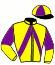 casaque portée par Peignard J. Y. jockey du cheval de course FUNNY D'AVAL, information pmu ZETURF