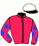 casaque portée par Abrivard M. jockey du cheval de course GUINNESS, information pmu ZETURF