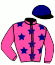 casaque portée par Madamet A. jockey du cheval de course LOMA, information pmu ZETURF